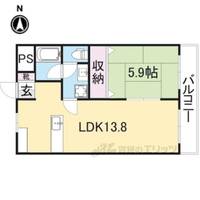 ウィンド・ヒル香里1の間取り