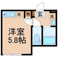 神奈川県横浜市西区南浅間町(アパート)の賃貸物件の間取り