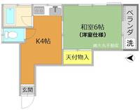 第二コーポ水戸橋の間取り