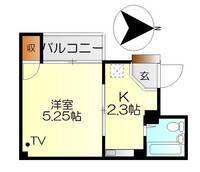 アメニティ本通の間取り
