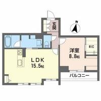 宮城県仙台市青葉区大町2(マンション)の賃貸物件の間取り