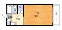広島県広島市安佐南区長束西1(マンション)の賃貸物件の間取り