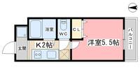 コーポ林の間取り