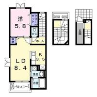東京都豊島区駒込4(アパート)の賃貸物件の間取り