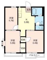 物件の間取り画像