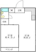 東京都中野区東中野1(マンション)の賃貸物件の間取り