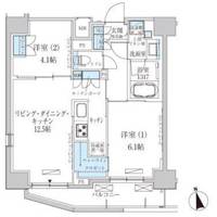 東京都台東区東上野6(マンション)の賃貸物件の間取り
