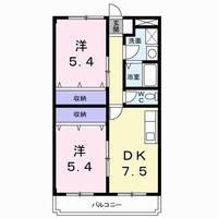 群馬県前橋市上小出町2(マンション)の賃貸物件の間取り