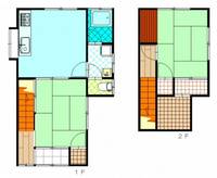 岡山県岡山市東区西大寺中3(一戸建)の賃貸物件の間取り