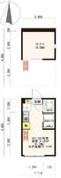 東京都杉並区和田1(アパート)の賃貸物件の間取り
