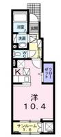 徳島県小松島市神田瀬町(アパート)の賃貸物件の間取り