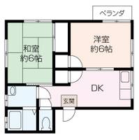 サンハイム光B棟の間取り