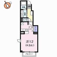 徳島県徳島市八万町千鳥(アパート)の賃貸物件の間取り