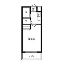 福岡県福岡市城南区鳥飼6(マンション)の賃貸物件の間取り