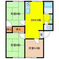 ファミール恵I・IIの間取り
