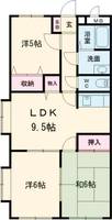 京都府舞鶴市字引土(マンション)の賃貸物件の間取り