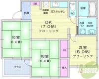 ヴィラセブン Aの間取り