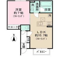 東京都杉並区永福4(アパート)の賃貸物件の間取り