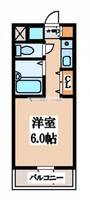 大阪府東大阪市長栄寺(マンション)の賃貸物件の間取り
