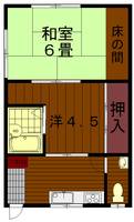 しの田アパートの間取り