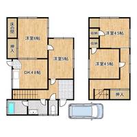 大阪府泉佐野市鶴原5(一戸建)の賃貸物件の間取り