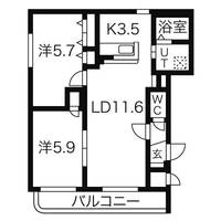 物件の間取り画像