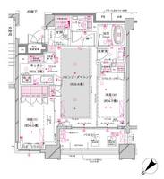 東京都中央区築地7(マンション)の賃貸物件の間取り