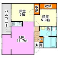 物件の間取り画像