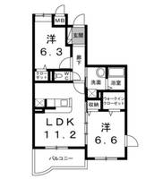 物件の間取り画像