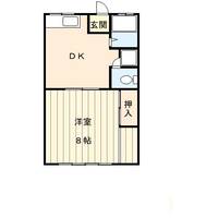 ラポール橋本の間取り