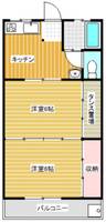 山崎マンションの間取り