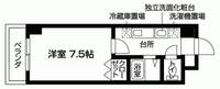 梅田エクセルハイツの間取り
