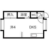 北海道札幌市東区北二十二条東18(アパート)の賃貸物件の間取り
