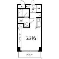 清水ビル フラワーコートの間取り