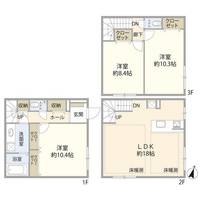 東京都世田谷区野毛1(一戸建)の賃貸物件の間取り