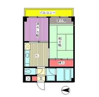 東京都大田区大森東1(マンション)の賃貸物件の間取り