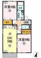 セジュールステア Aの間取り