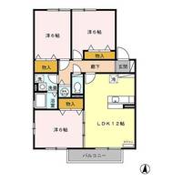 新潟県新潟市西区小新4(アパート)の賃貸物件の間取り