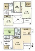 滋賀県大津市青山4(一戸建)の賃貸物件の間取り