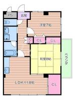 物件の間取り画像