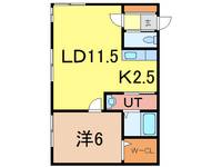 プロスパラスAの間取り