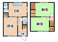 大阪府東大阪市六万寺町1(一戸建)の賃貸物件の間取り