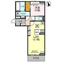 福島県福島市野田町7(アパート)の賃貸物件の間取り