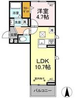 愛知県刈谷市中山町5(アパート)の賃貸物件の間取り