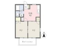 福島県郡山市八山田6(アパート)の賃貸物件の間取り