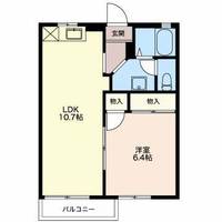 スリーゼハイツBの間取り