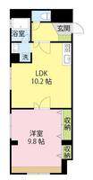 フェニーチェアムズ111の間取り