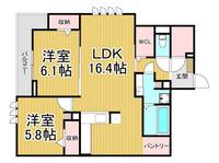cocon上坂部の間取り