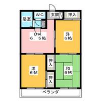 シティーハイツモリーの間取り