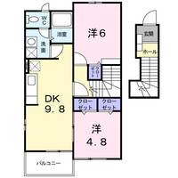 ロイヤルガーデンハイツBの間取り